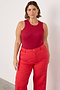 Deep Red Rib Tank Top