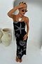 Black Seashell Mesh Cami Dress