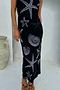 Black Seashell Mesh Cami Dress