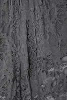 Thumbnail for Charcoal Lace Trousers Petite
