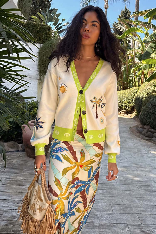 Cream Charms Forrest Cardigan