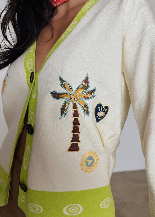 Cream Charms Forrest Cardigan