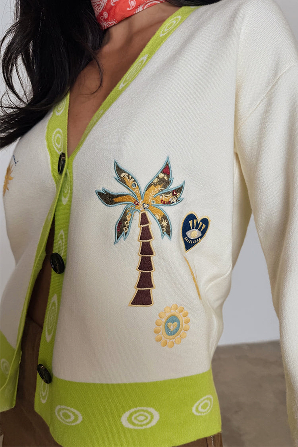 Cream Charms Forrest Cardigan
