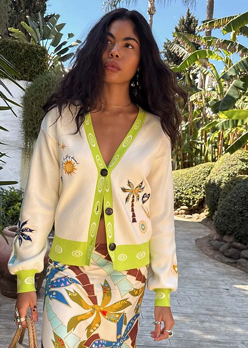 Cream Charms Forrest Cardigan