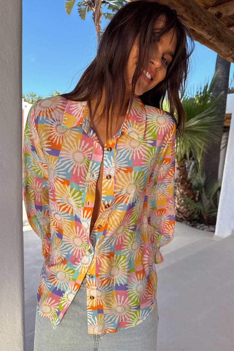Check Sun Geanie Shirt