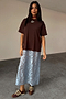 Chocolate Cara T Shirt Dress