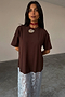 Chocolate Cara T Shirt Dress