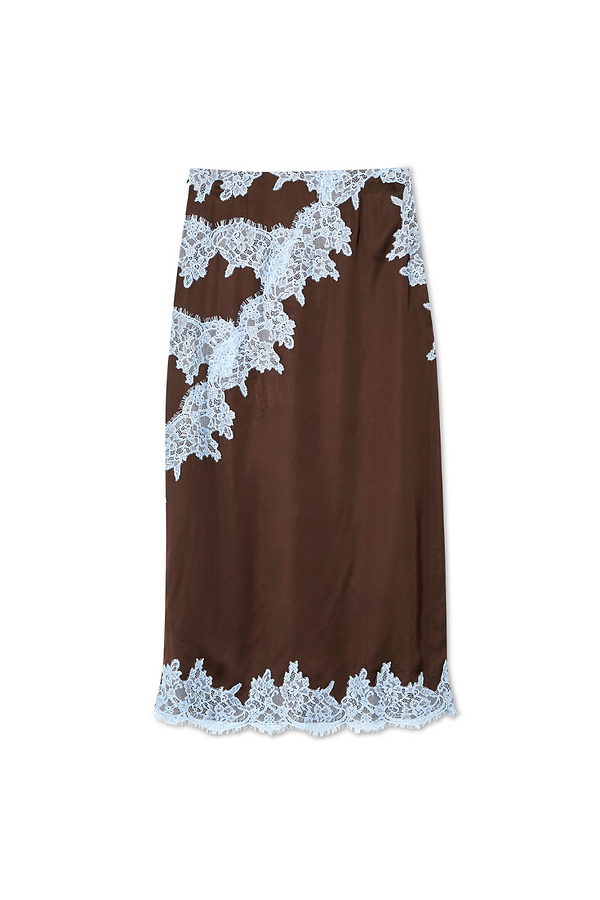 スカート HerliptoCalla Lily Skirt darkchocolate S Chocolate Lily Skirt – Never Fully Dressed