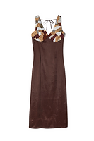 Thumbnail for Chocolate Beaded Allegra Dress