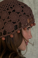 Thumbnail for Chocolate Crochet Beanie