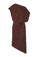 Thumbnail for Chocolate Plisse Desiree Dress Petite