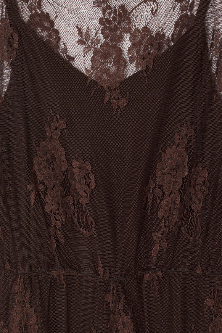 Chocolate Lace Tilly Dress