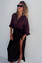 Chocolate Sequin Jaspre Skirt