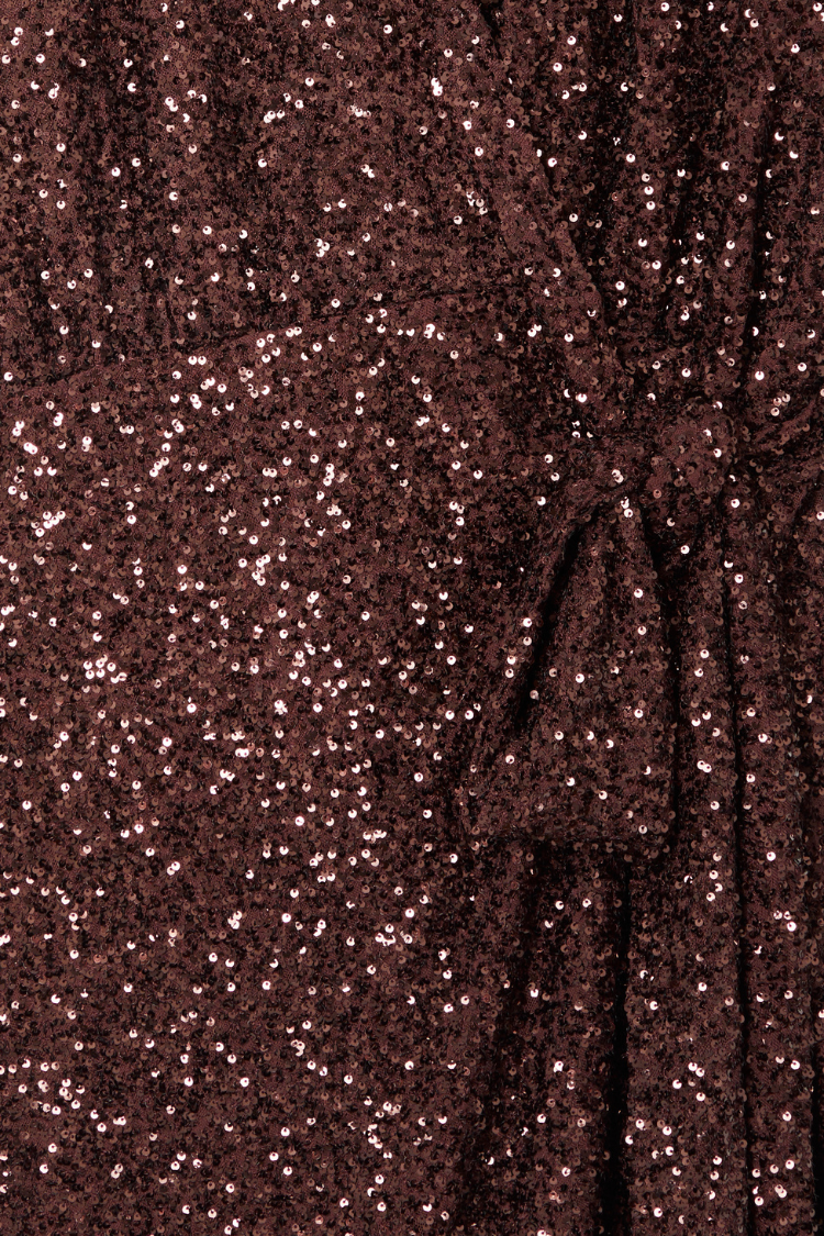 Chocolate Sequin Mini Vienna Dress Petite