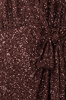 Thumbnail for Chocolate Sequin Mini Vienna Dress Petite