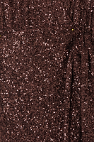 Thumbnail for Chocolate Sequin Vienna Dress Petite