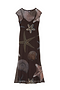 Chocolate Shell Sleeveless Dress