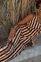 Chocolate Stripe Trousers