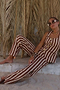 Chocolate Stripe Trousers