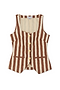 Chocolate Stripe Waistcoat