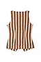 Chocolate Stripe Waistcoat
