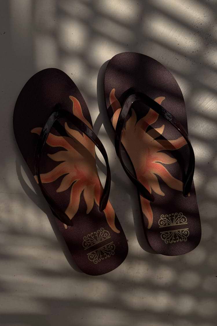 NFD Chocolate Sun Flip Flop