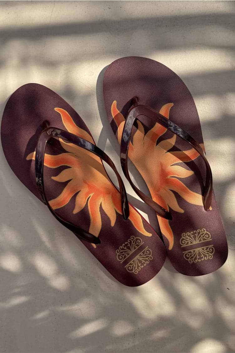 NFD Chocolate Sun Flip Flop