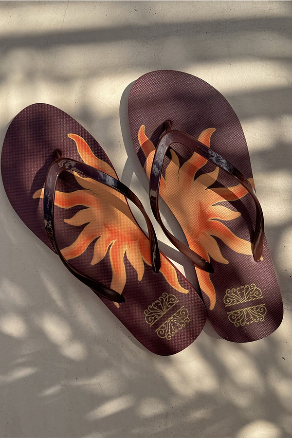 NFD Chocolate Sun Flip Flop