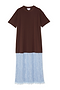 Chocolate Cara T Shirt Dress