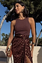 Chocolate Ribbed Tank