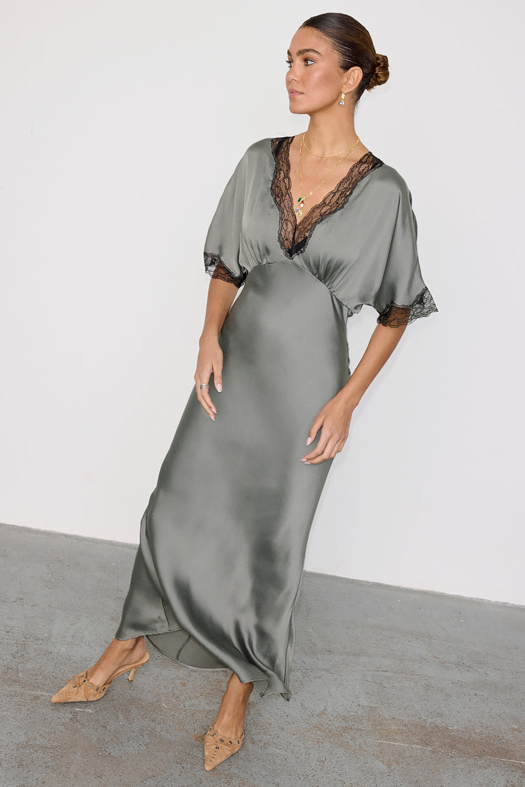 Charcoal grey dress best sale