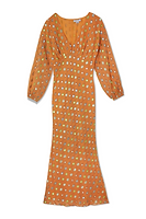 Thumbnail for Coral Multi Foil Emma Dress Petite
