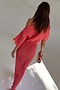 Coral Plisse Tilly Dress