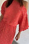 Coral Plisse Tilly Dress