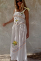 White Corfu Midi Dress