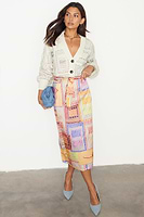 Thumbnail for caption_Model wears Eclectic Craft Jaspre Skirt  in UK size 10/ US 6