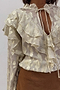Cream Jacquard Riley Blouse