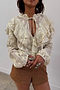 Cream Jacquard Riley Blouse