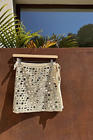 Thumbnail for Cream Beaded Mirror Skirt