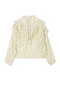 Cream Jacquard Riley Blouse