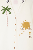 Thumbnail for Cream Sunshine Palm Miley Shirt