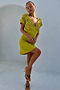 Green Shell Mini Elodie Dress