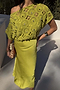 Green Shell Crochet Tilly Dress