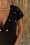 Black Crochet Shell Elodie Dress