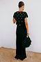 Black Crochet Shell Elodie Dress