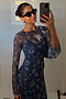 Denim Deloris Mesh Dress