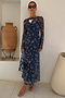 Denim Deloris Mesh Dress