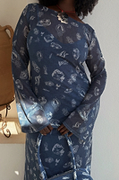 Thumbnail for caption_Model is 5ft7” and wears UK size 18/ US 14