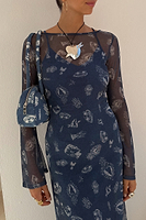 Thumbnail for Denim Deloris Baguette Bag