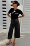 Black Deloris Foil Baby T Shirt